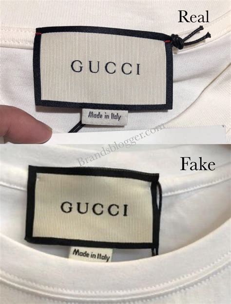 gucci hat tag real vs fake|gucci t shirt authenticity check.